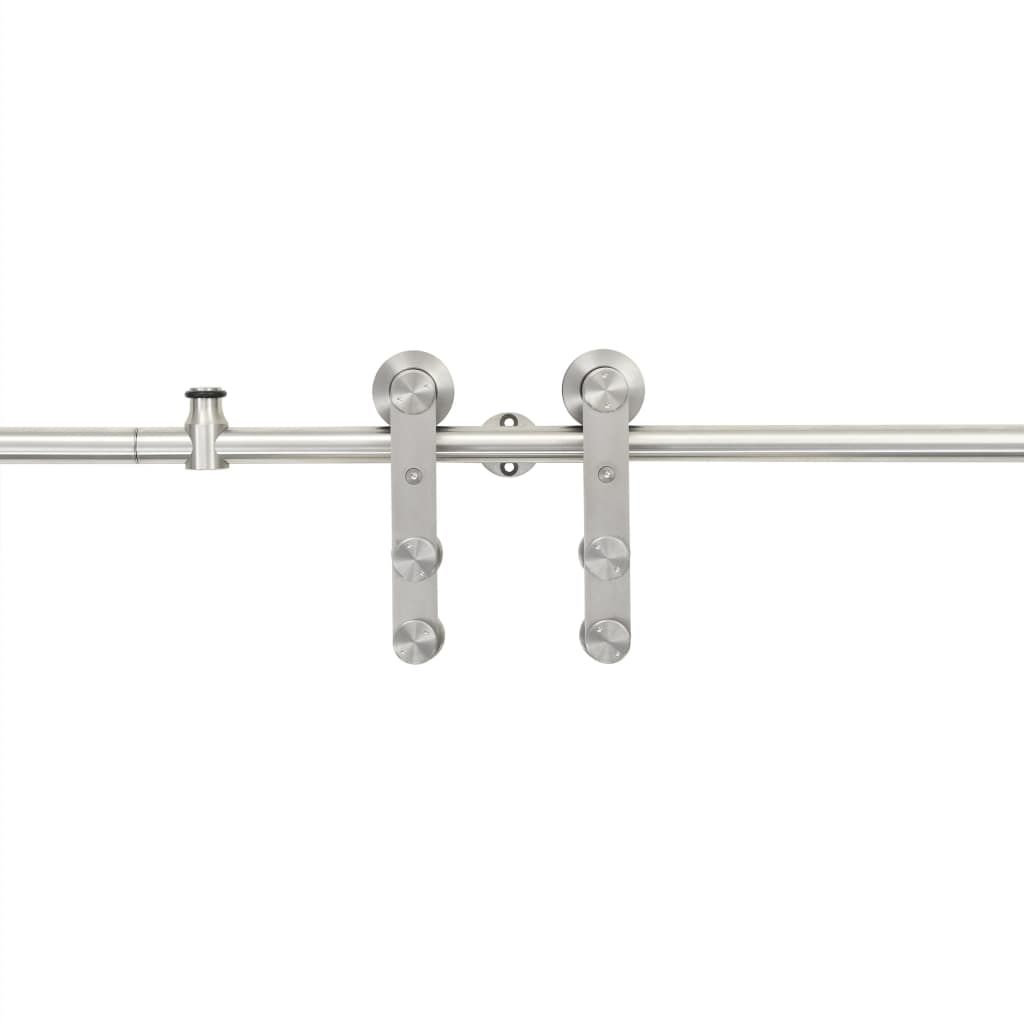 vidaXL Kit de ferrures pour porte coulissante 183 cm acier Image du produit 