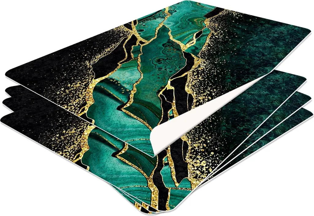 Tovagliette HUBDECO Modello 28 - Set 4 Protezioni Tavolo in Vinile