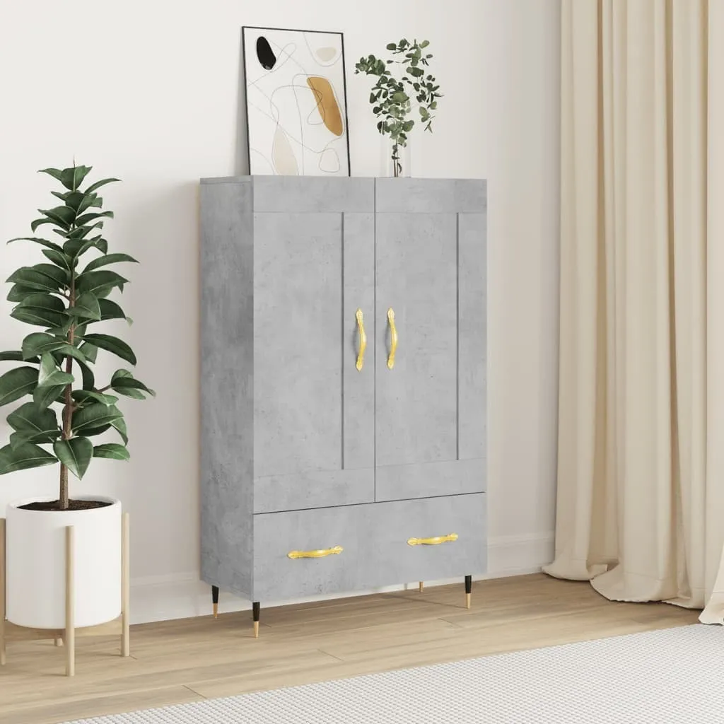 Mobile Credenza Grigio Cemento Maison Exclusive 69.5 cm - Salvaspazio