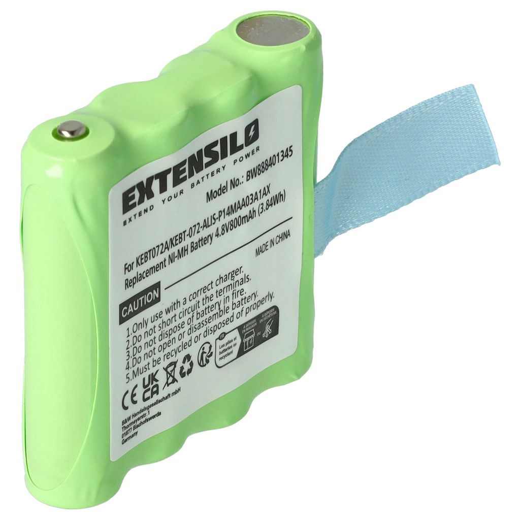 EXTENSILO Akku kompatibel mit Motorola Talkabout T40, T80 Produktbild 3