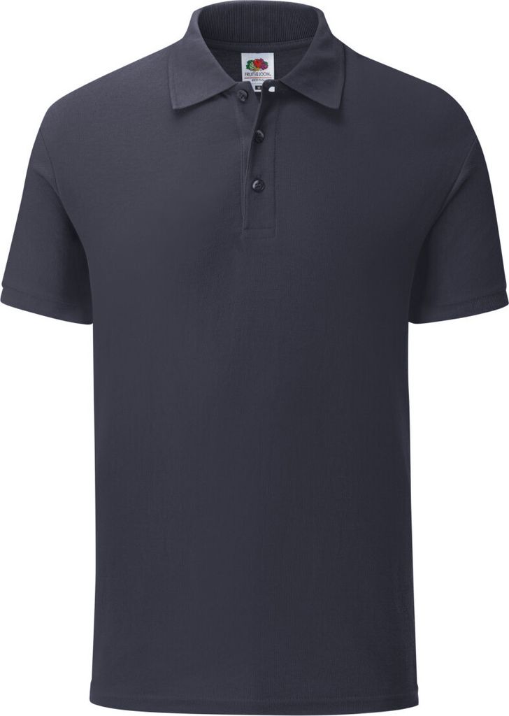 Fruit Of The Loom Herren Poloshirt 65/35 Maßschnitt RW6522 (S) (Dunkelblau)