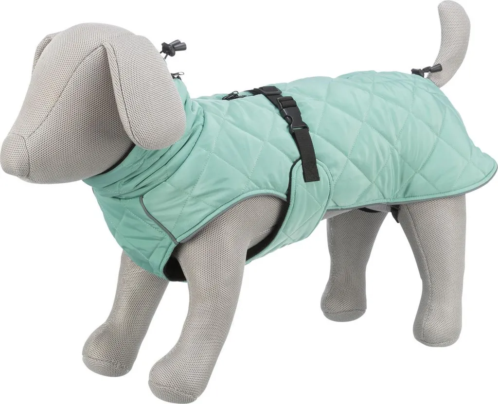 Cappottino Cane Trixie Oslo L 62cm Verde - Idrorepellente e Termico