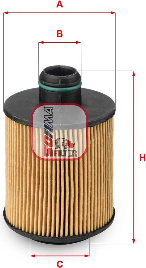 Ölfilter SOFIMA S 5061 PE Filtereinsatz für OPEL Corsa D Schrägheck (S07) Astra J Sports Tourer (P10) ASTRA J Meriva B (S10) COMBO Kasten/Kombi ...