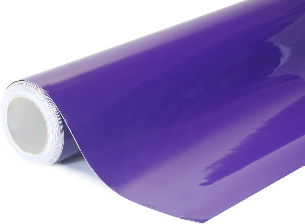 Revêtement lilas brillant thermoformable 152x700cm haute résistance