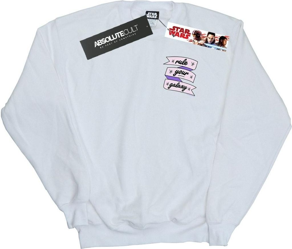 Star Wars - "Rule Your Galaxy" Sweatshirt für Herren BI45517 (XXL) (Weiß)