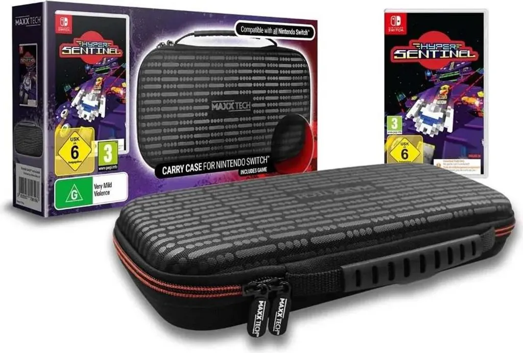 Mallette rigide Hyper Sentinel Switch avec rangement de jeux intégré - 5