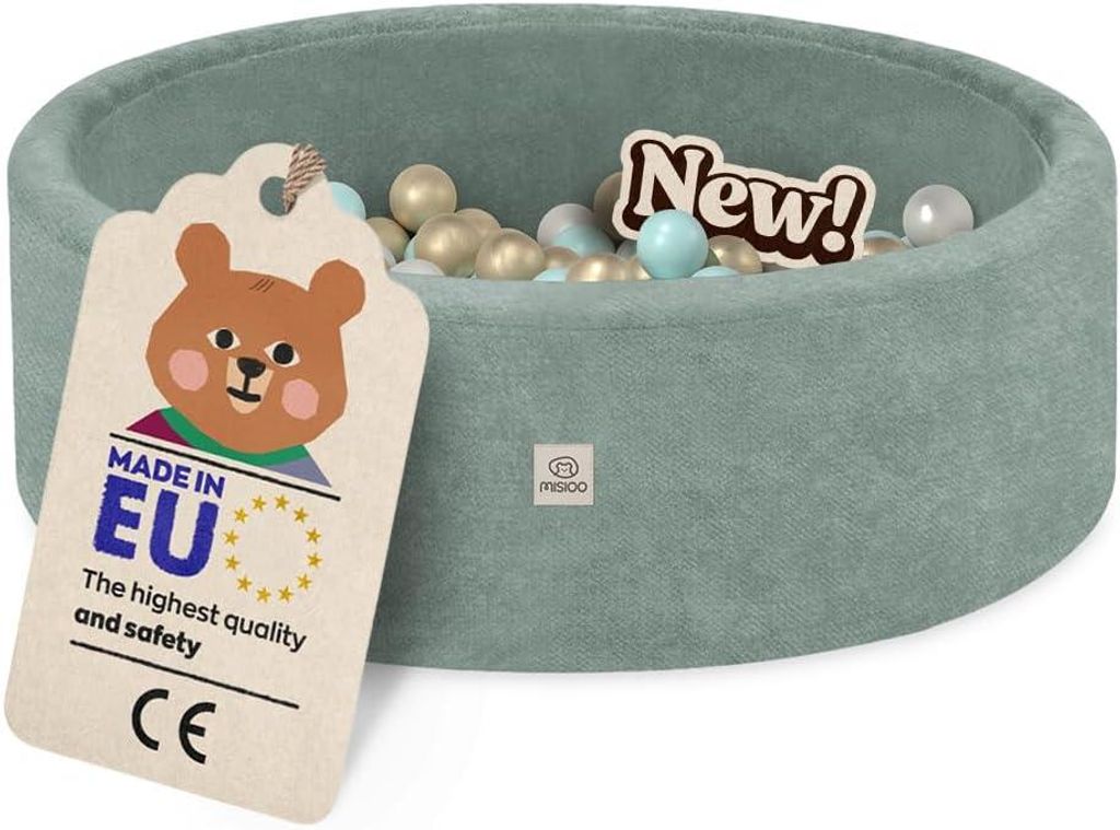 MISIOO Dětský míčkový bazén 90 x 30 cm s 200 míčky o Obrázek produktu 