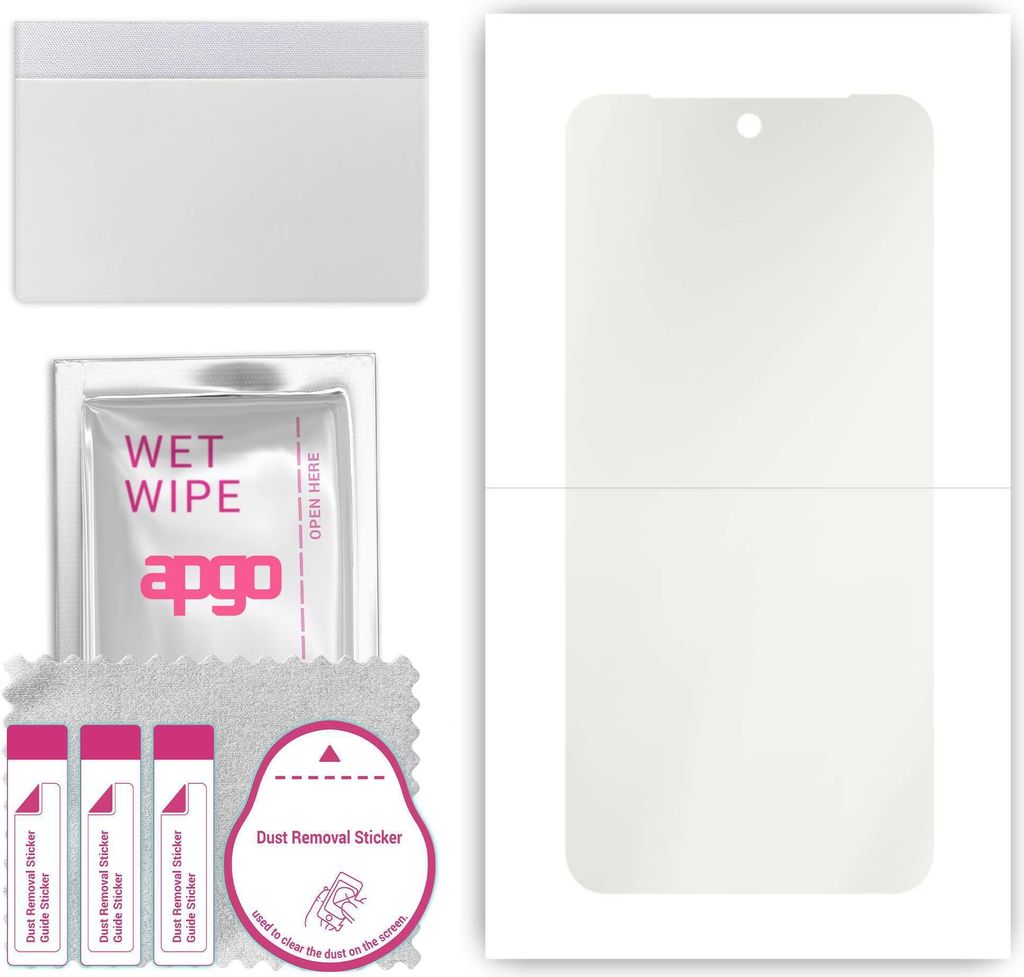 apgo Hydrogel Schutzfolie, Matt, kompatibel mit Google Pixel 8 Pro, flexibele Displayschutzfolie, Folie mit Positionierhilfe, Anti-Fingerprint, kra...