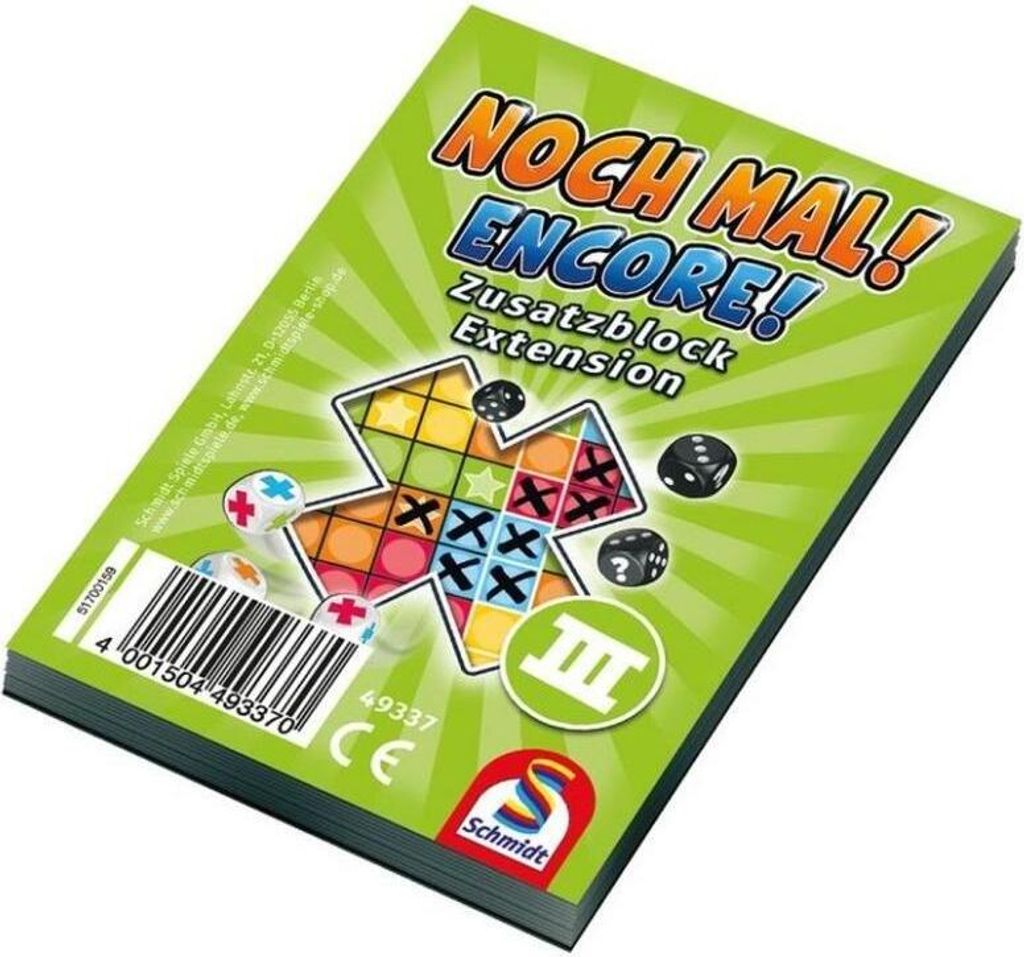 Schmidt Spiele 49337 - Encore une fois ! Blocs Image du produit 