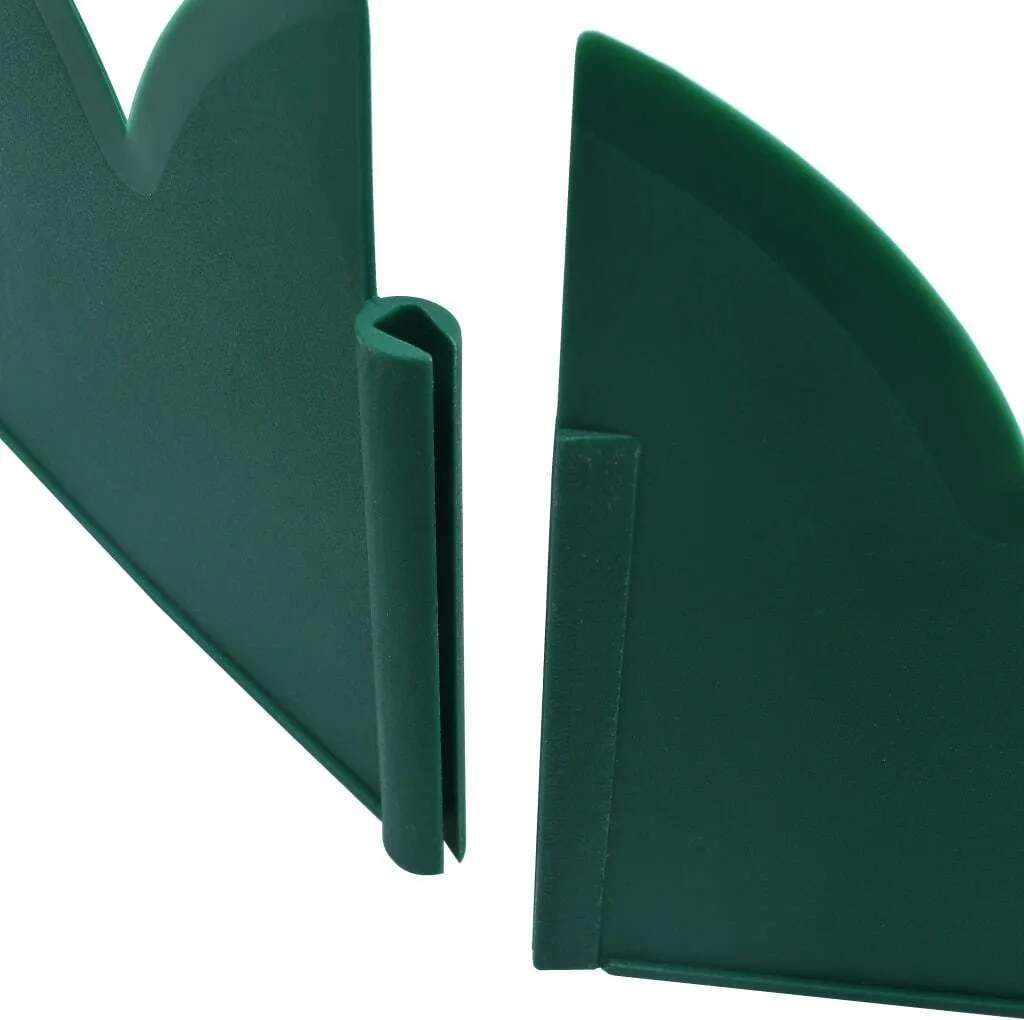 Bordures de Pelouse en PP Vert Résistant 65x15 cm - Pack de 10 Unités - 7