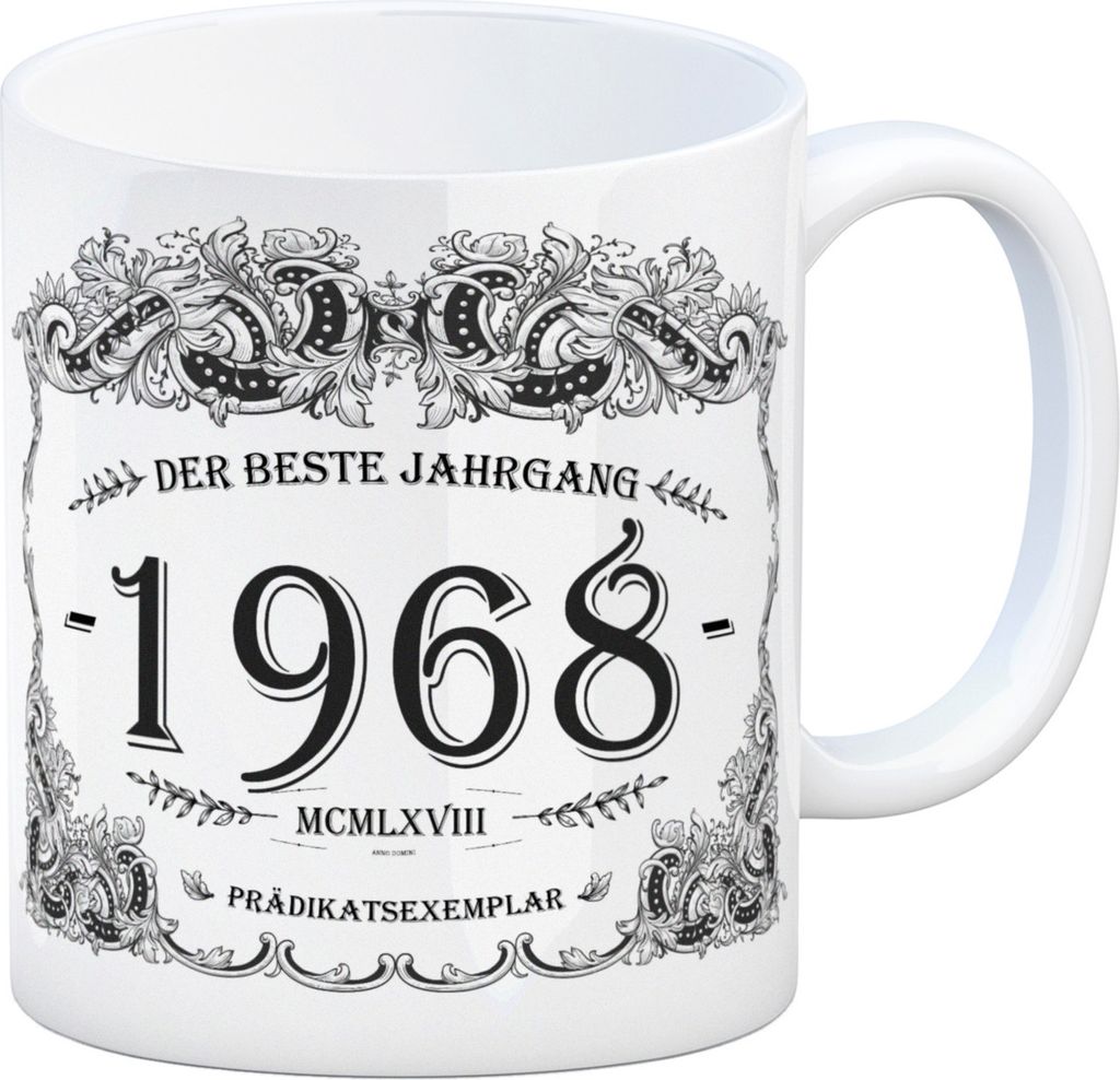 1968 der beste Jahrgang Kaffeebecher Tasse Kaffeetasse Geburtsjahr Geburtstag