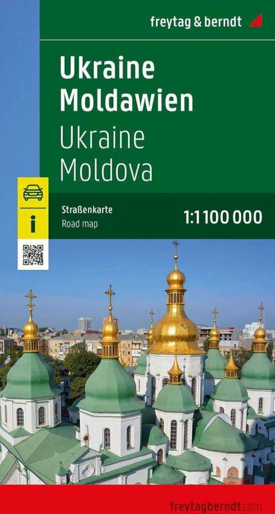 Ukraine - Moldawien, Straßenkarte 1:1.000.000, freytag & berndt
