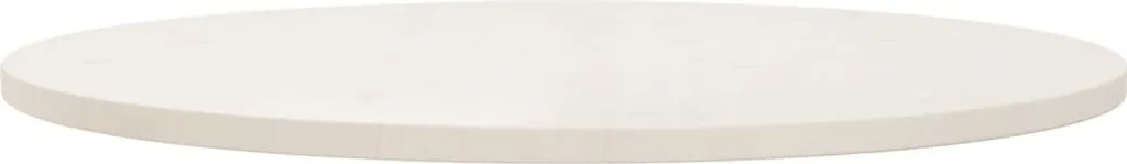 Offerta SYFAX™: Piano Tavolo Rotondo 90 cm Legno Massiccio Bianco