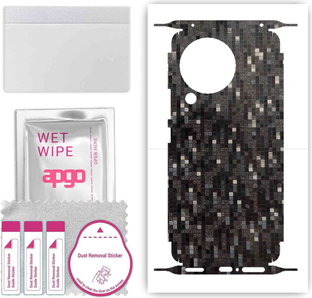 apgo Rückseite + Seiten Schutzfolie, Skin, kompatibel mit Xiaomi Civi 3, Hinten Displayschutzfolie aus Vinylfolie, kratzfest, einfache Montage - C...