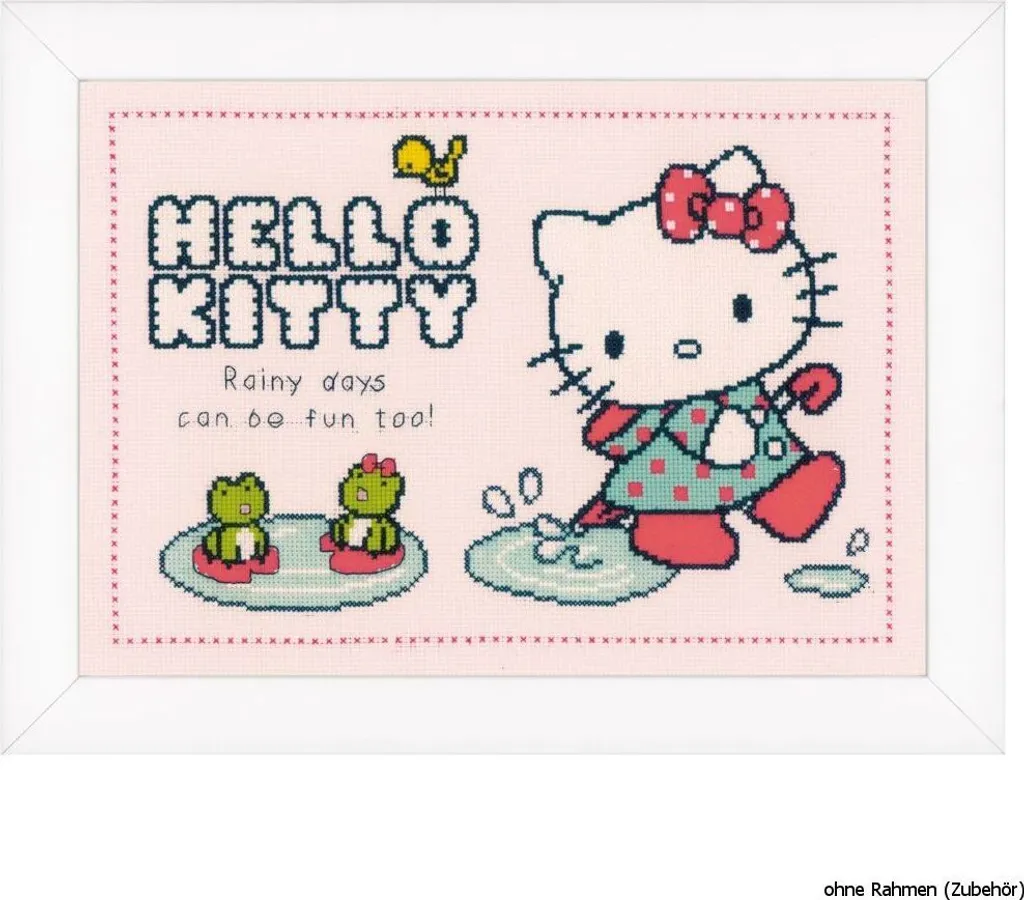 Apprendre le Point de Croix Facilement avec le Kit Hello Kitty Vervaco