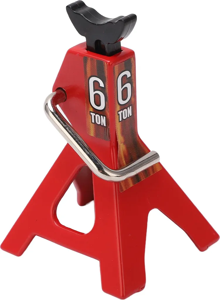 OCCASIONE! Cavalletto RC Metallo Rosso Regolabile 1/10 SCX10 D90