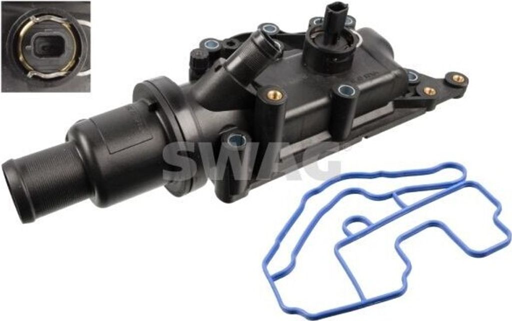 SWAG Thermostat Kühlmittel 89°C für RENAULT Clio III Schrägheck (BR0/1, CR0/1) TWINGO II (CN0) MEGANE III Grandtour (KZ0/1) Scénic III (JZ0/1)