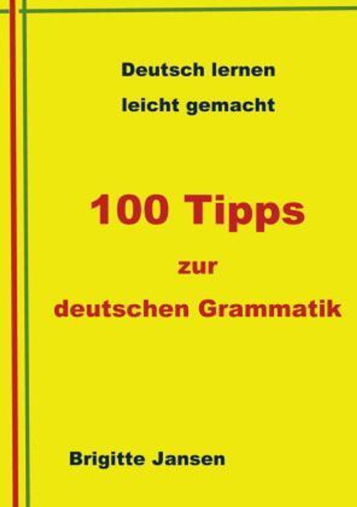 100 Tipps zur deutschen Grammatik Produktbild 