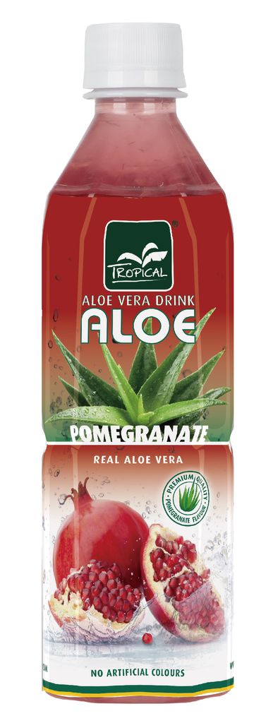 Tropical Aloe Vera Drink Granatapfel mit Produktbild 