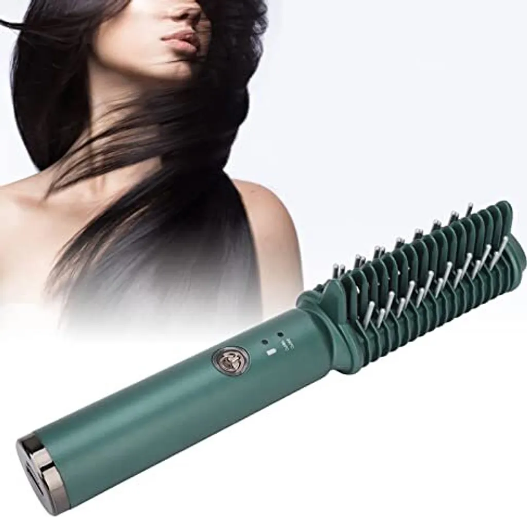 Spazzola Lisciante Senza Fili Professionale USB: Capelli Perfetti in Viaggio