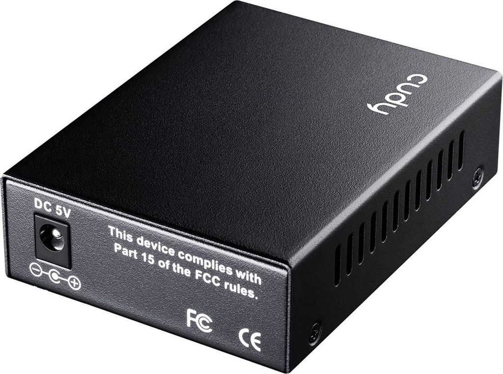 Cudy MC100SA-20 network media converter 100 Mbit/s 1310 nm Single-mode Black