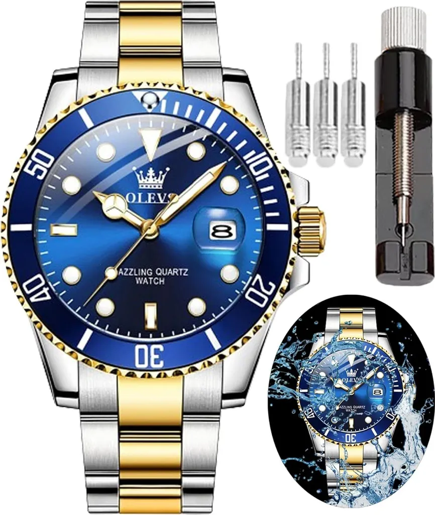 Orologio OLEVS Resistente in Acciaio Inox - Qualità e Precisione 3ATM