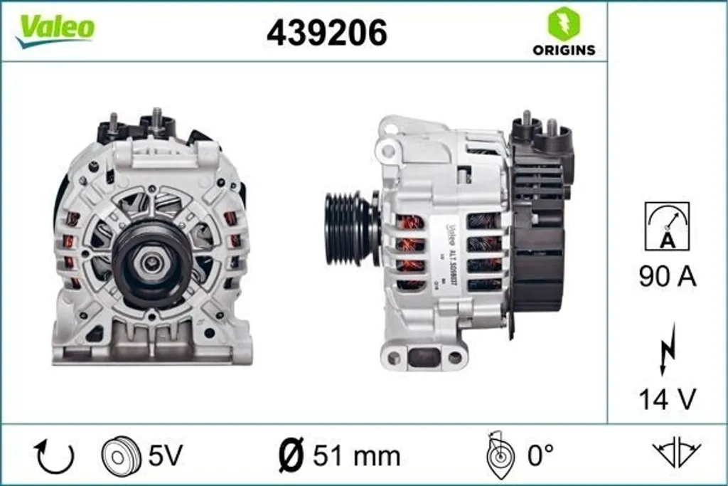 Alternateur Valeo 0101543802 : Réparez la Charge de votre Mercedes-Benz