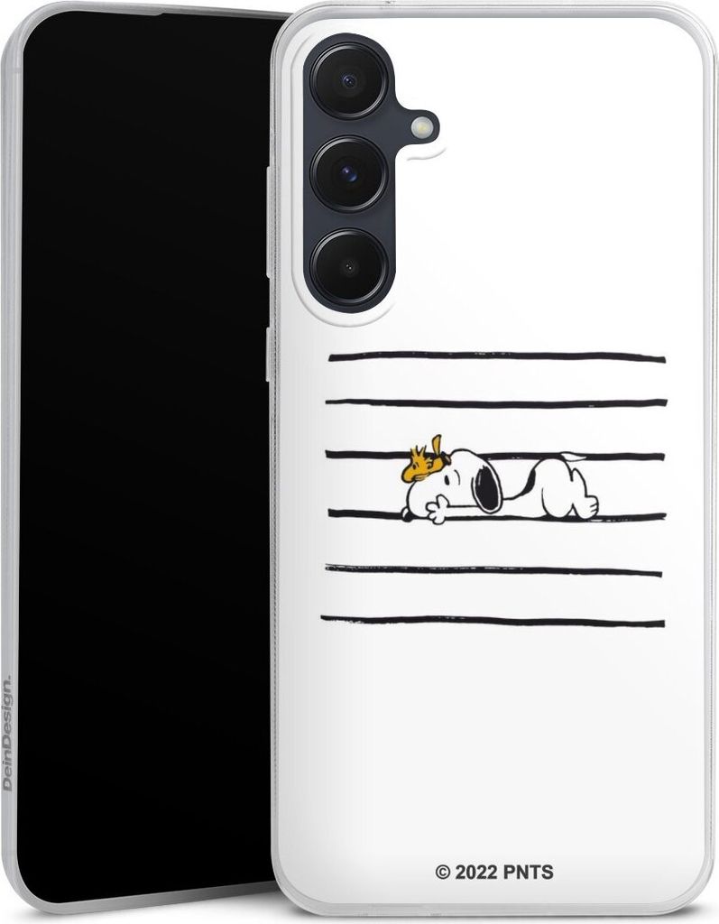 DeinDesign Slim Hülle für Samsung Galaxy A55 5G Silikon Case Ultra Dünn Handyhülle Hund Peanuts Snoopy