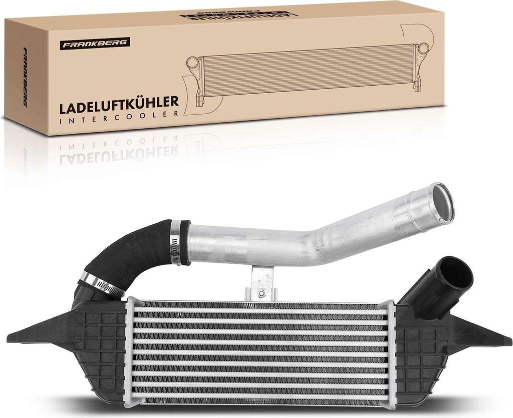 Frankberg 1x Ladeluftkühler Turbokühler für Hyundai H-1 Pritsche/Fahrgestell 2.5L 2000-2005
