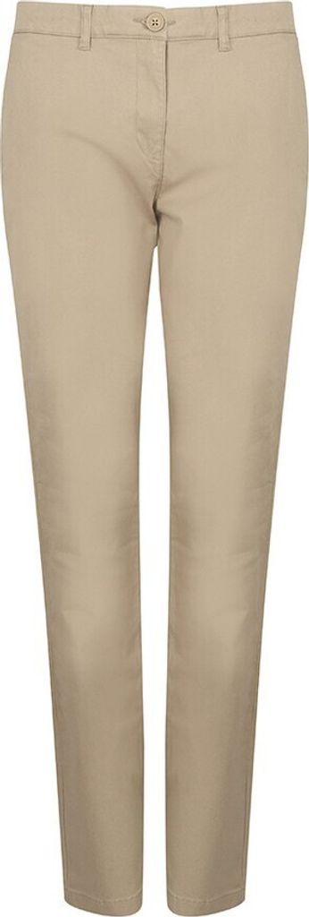 Henbury - Chino für Damen RW6659 (44 DE Regulär) (Steinfarben)