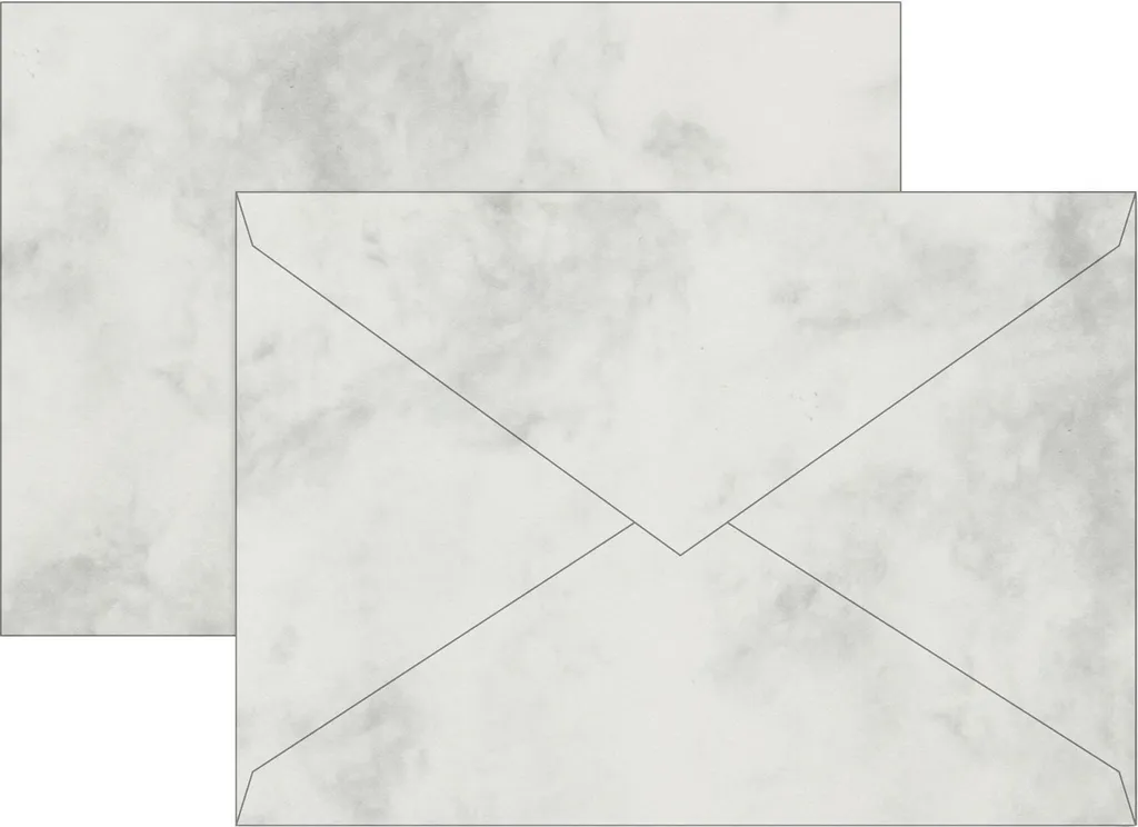 Enveloppes C5 Brunnen 105141680 Grises avec Fermeture Autocollante