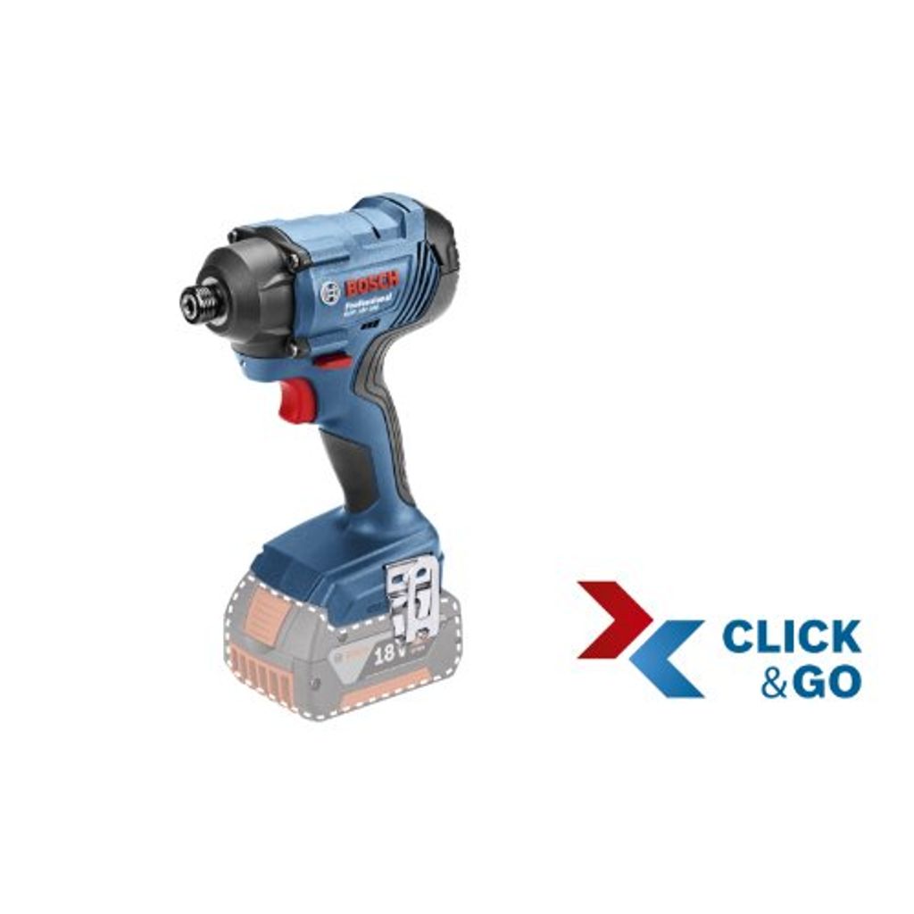 Bosch GDR 18V-160 Professional - Schlagschrauber - schnurlos - 1/4" -Inbuseinsatz - 160 N·m - ohne Batterie - 18 V (06019G5104)