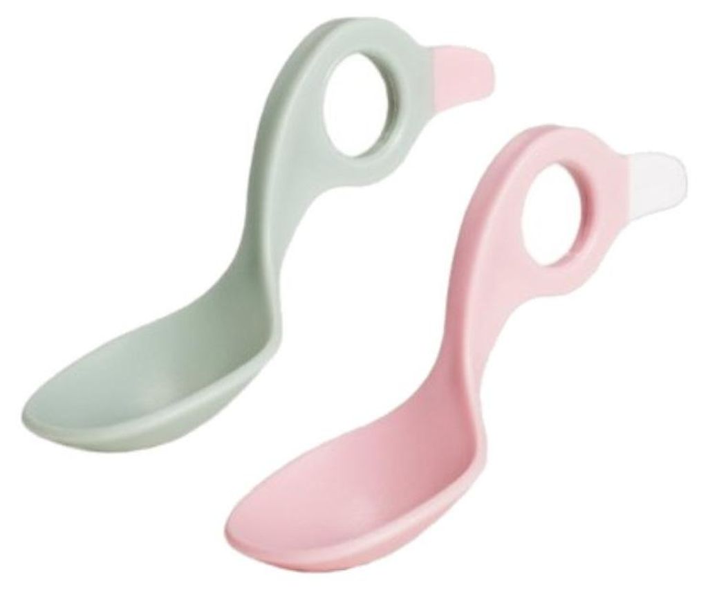 Babylöffel 2 Stk. Der Lovebird-Flamingo / I Can Spoon Produktbild 