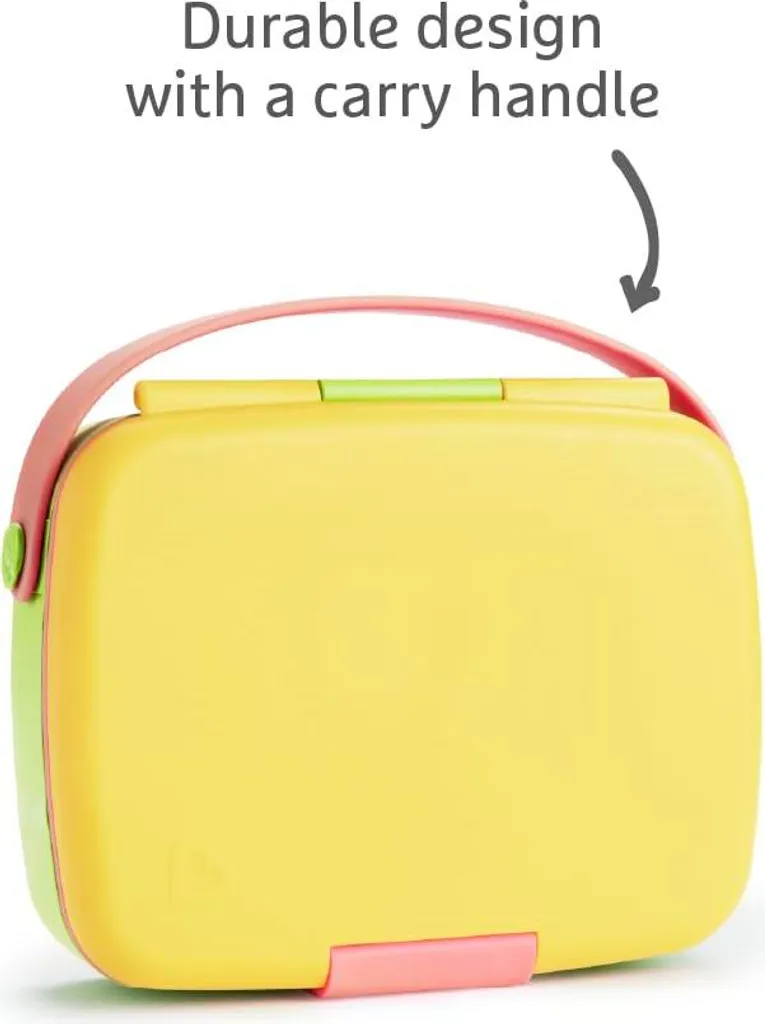 Munchkin Lunch Box Ergonomica 5 Scomparti | Kit Pranzo Completo Inox - 14