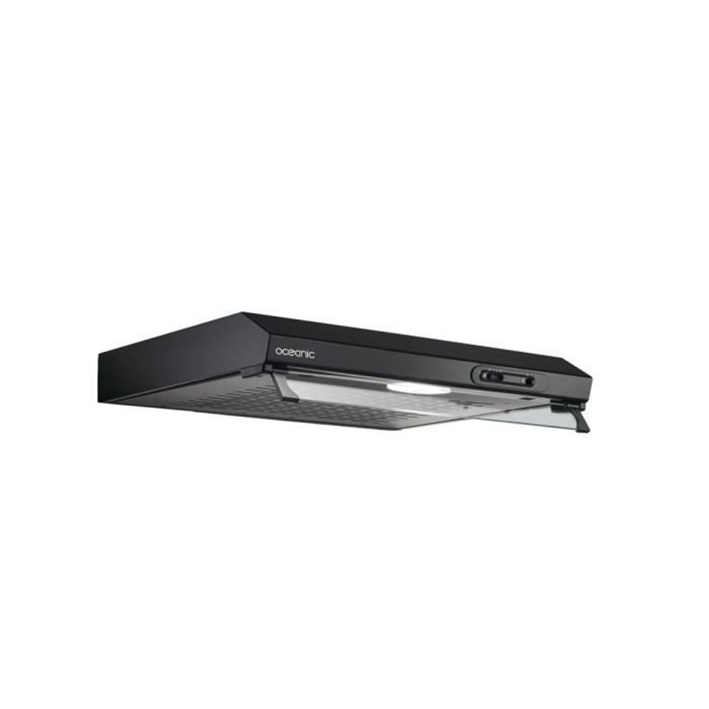 Dunstabzugshaube, OCEANIC OCEAHT205B, 60 cm, 205 m³/min, Schwarz,