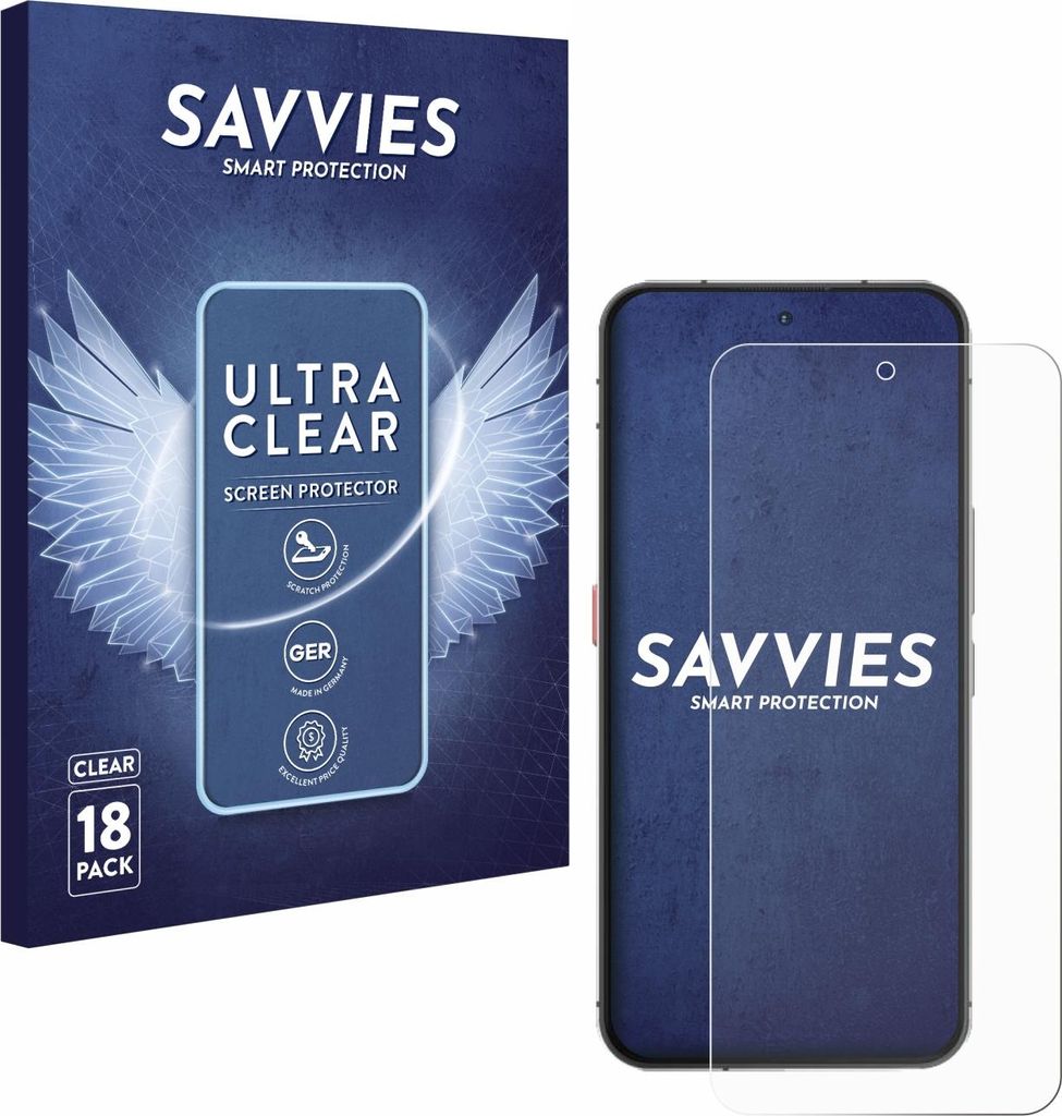 18x Für Oukitel WP210 Schutzfolie Savvies Displayschutz Display Schutz Folie Klar Transparent