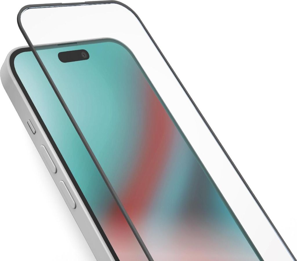 SBS TESCRFCIP1661, Apple, iPhone 16/15, Schlagfest, Kratzresistent, Schwarz, Transparent, 1 Stück(e)