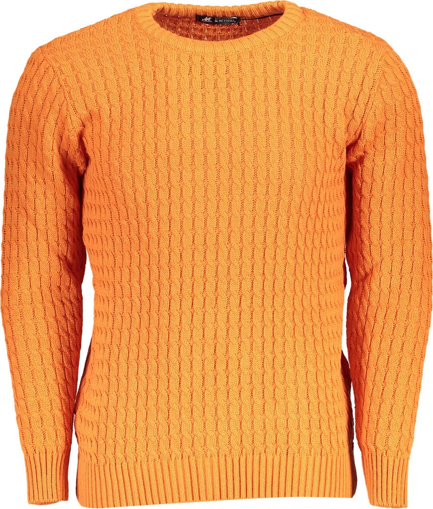 US GRAND POLO HERREN-PULLOVER IN ORANGE : Farbe - Orange, Größe - XL Größe: XL Farbe: Orange