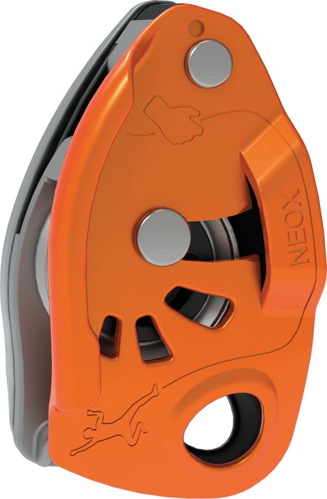 Petzl NEOX Sicherungsgerät orange