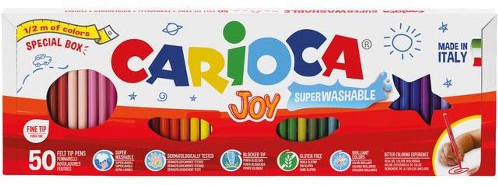Marqueurs de joie Carioca 50u Box mit Sortimenten Image du produit 