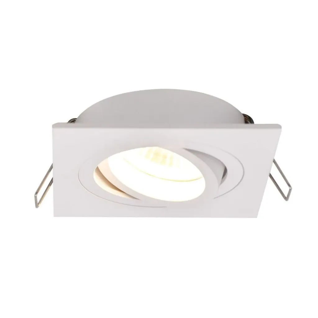 Zuma Line Chuck Bianco Faretto Design Quadrato GU10 - Illuminazione Interni