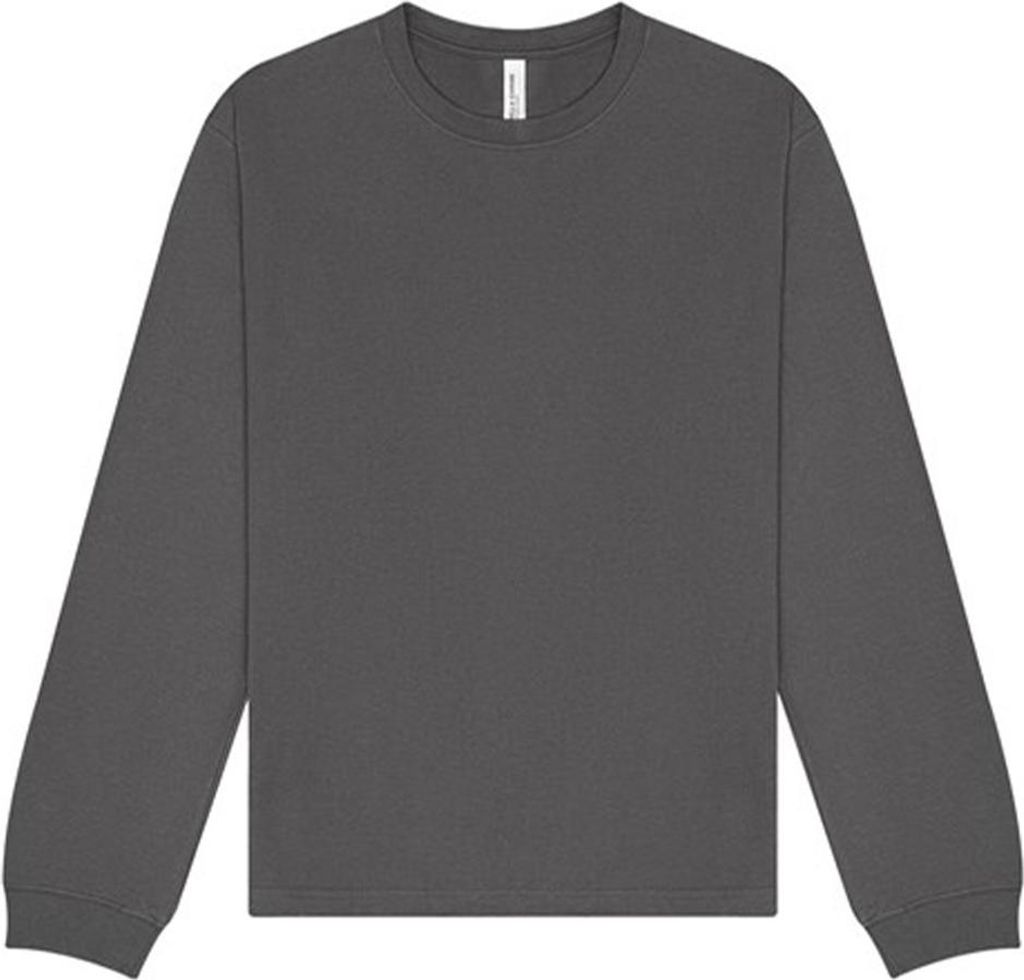 Bella + Canvas - T-Shirt für Herren/Damen Uni Langärmlig RW10735 (4XL) (Asphaltgrau)