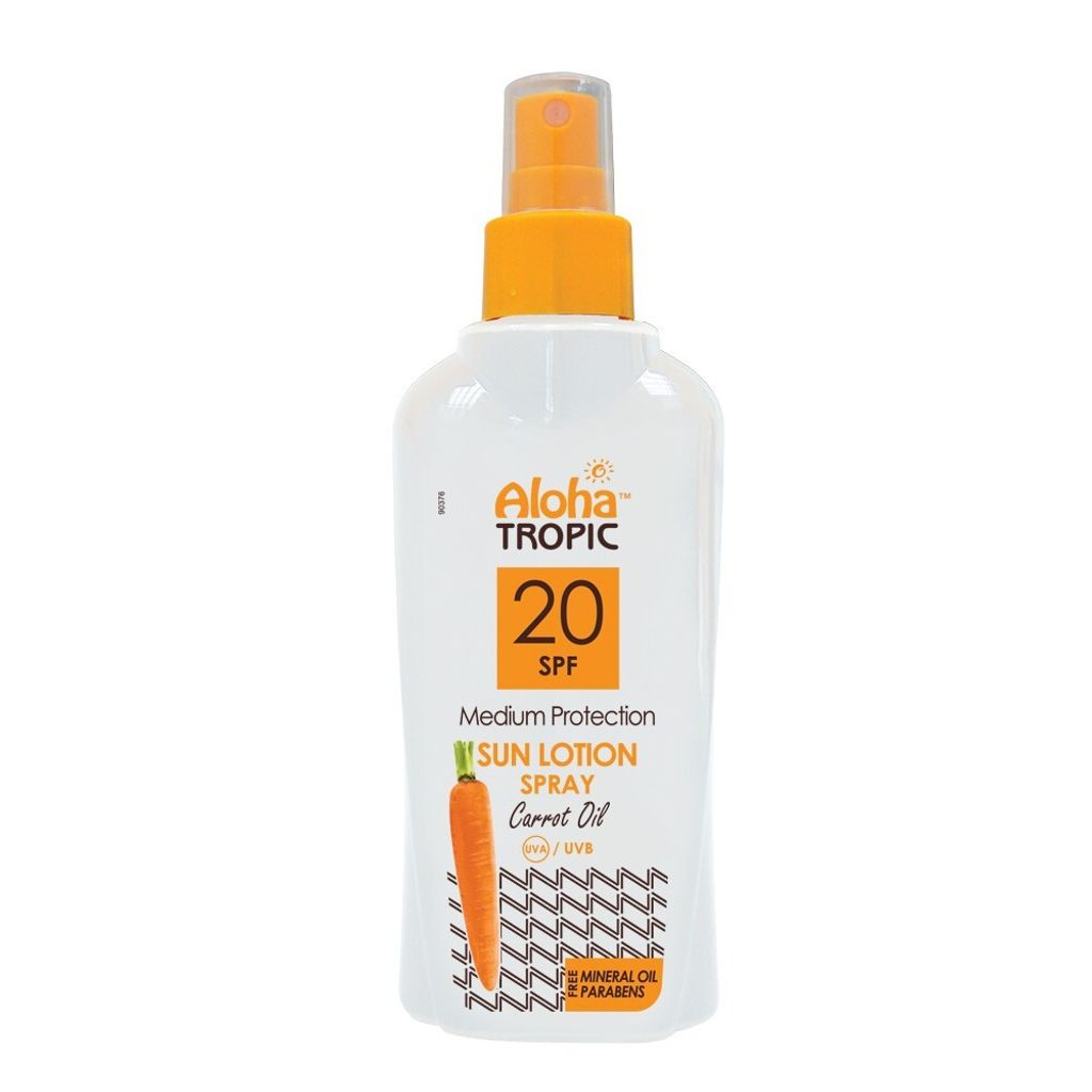 Aloha Tropic Karottenlotion mit mittlerem Schutz, LSF 20