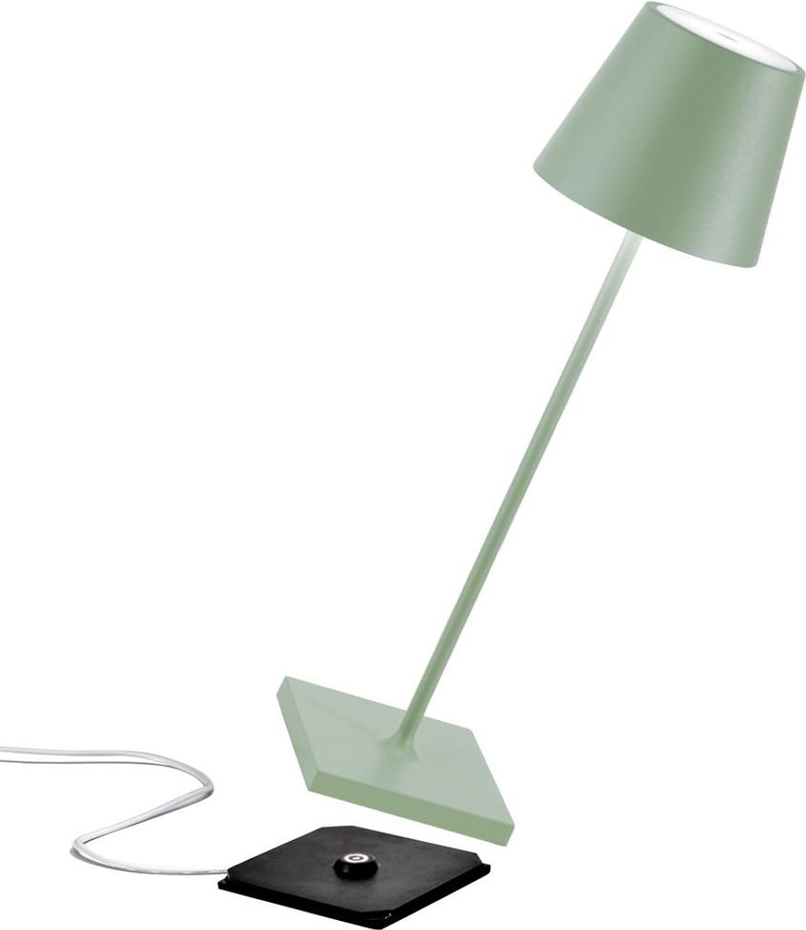 Bateriová stolní lampa Zafferano Poldina Pro 380mm světle Obrázek produktu 