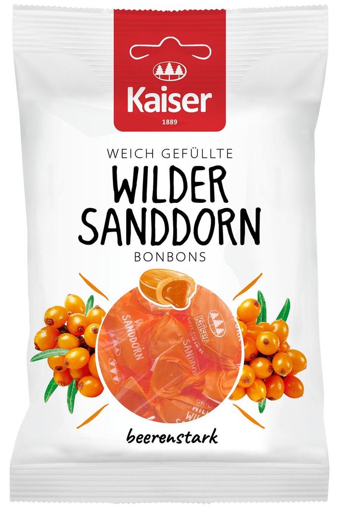 Kaiser wilder Sanddorn Bonbons 90 g Produktbild 