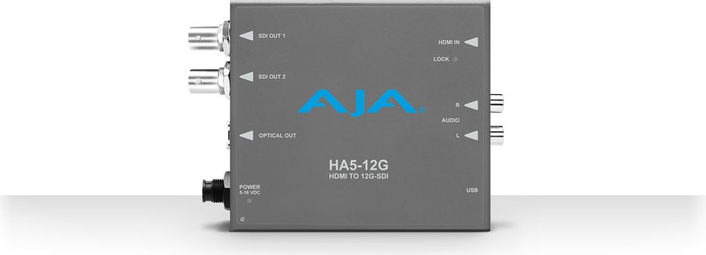 AJA HA5-12G Videosignal-Konverter Aktiver Videokonverter 4096 x 2160