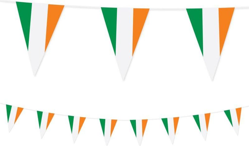 XL Wimpel Girlande aus Folie Irland 10 Meter Produktbild 