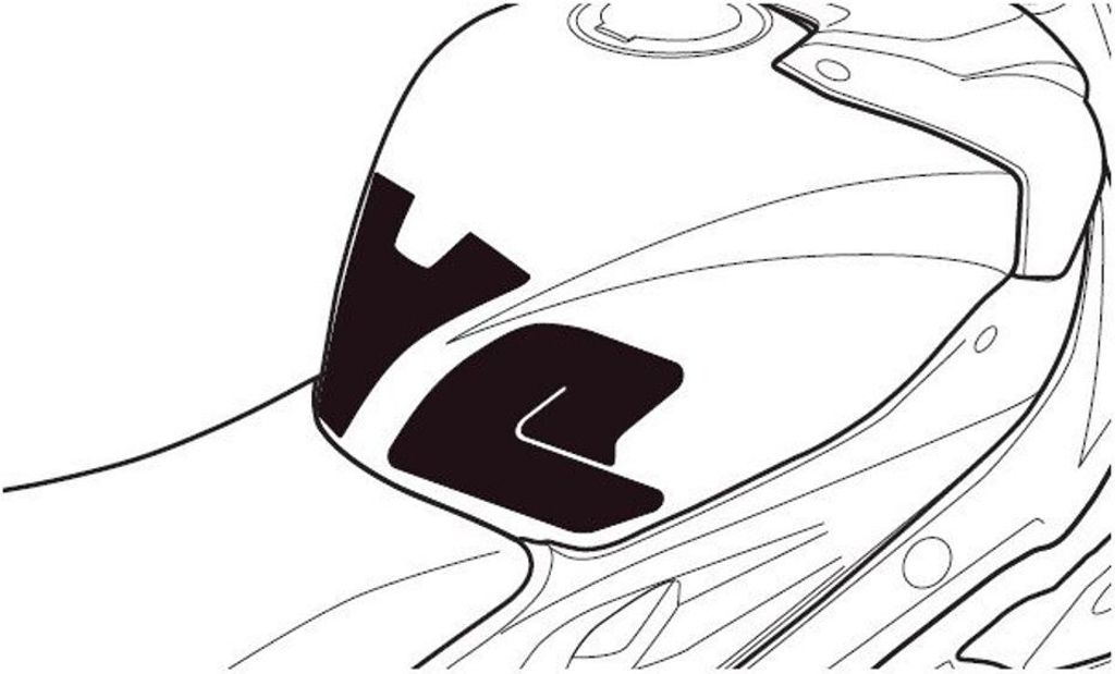 PUIG 9130C Spezifischer Tankschutz passend fuer BMW S1000R Carbon look