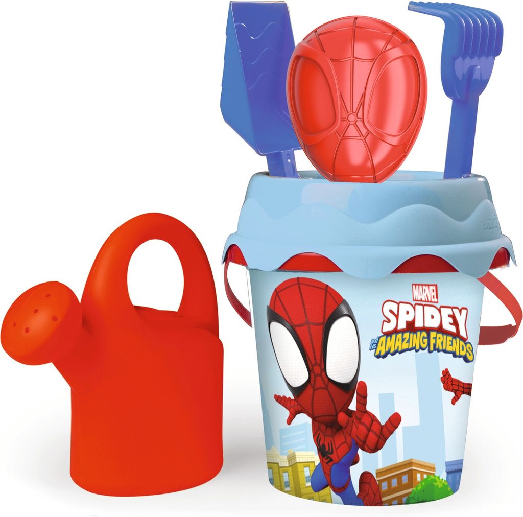 Smoby Spidey Eimerganitur, Sandspielzeug-Set, Mehrfarbig Produktbild 