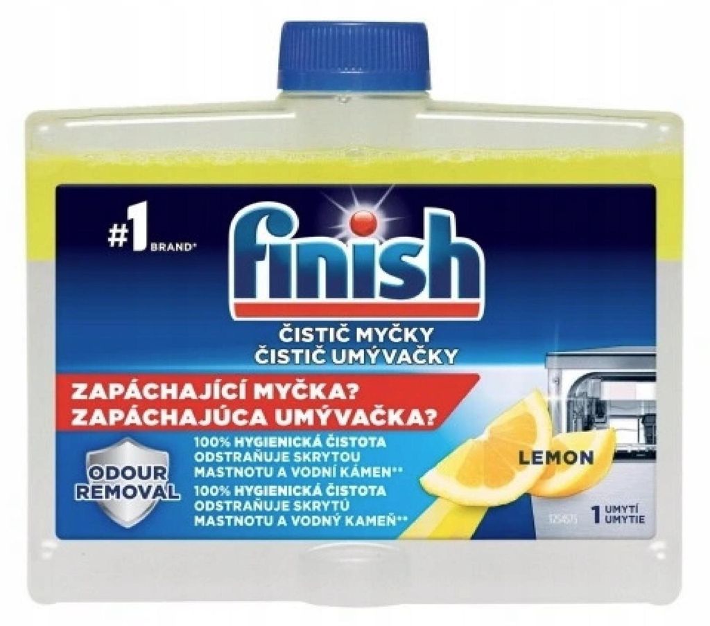 Finish Płyn Do Czyszczenia Zmywarki Lemon 250 ml Zdjęcie produktu 